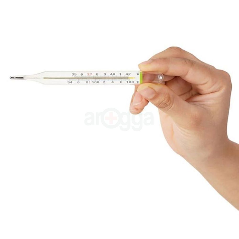 TOSHIBA Clinical Glass Thermometer (Manual & Mercury)  