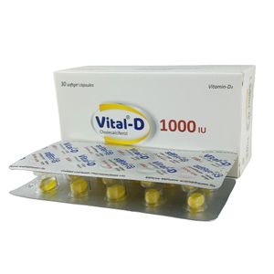 Vital-D 1000 Softgel 1000IU Capsule