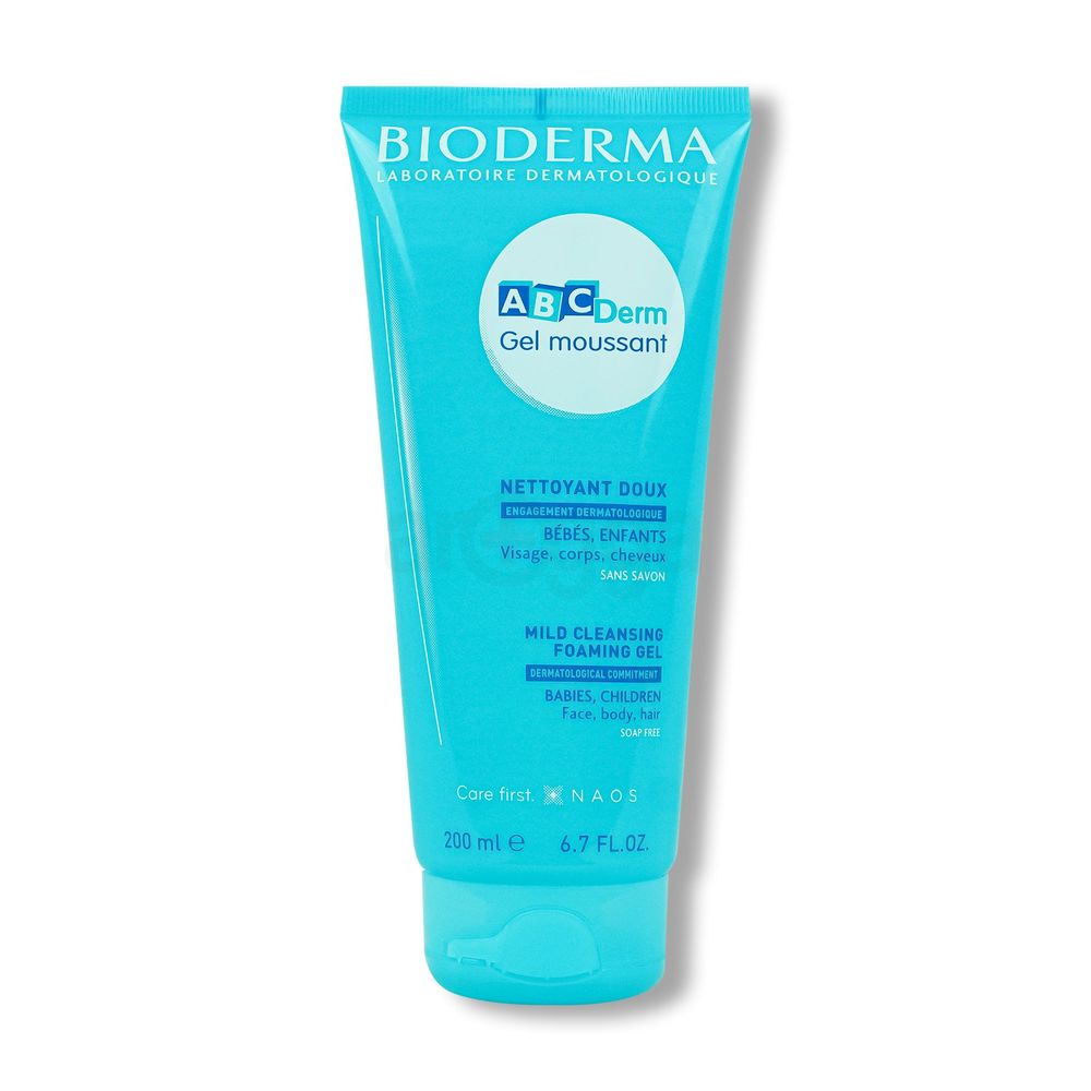 Bioderma ABCDerm Gel Moussant Mild Cleansing Foaming Gel for Babies  