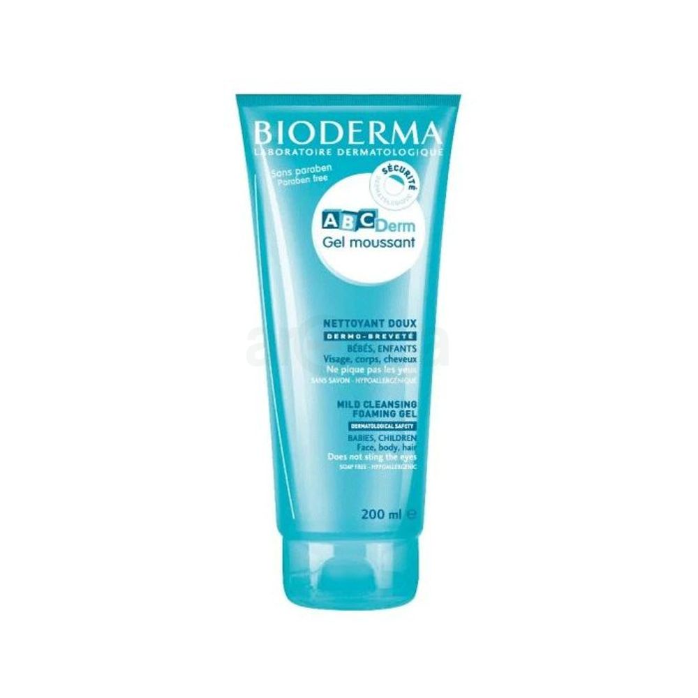 Bioderma ABCDerm Gel Moussant Mild Cleansing Foaming Gel for Babies 200ml  
