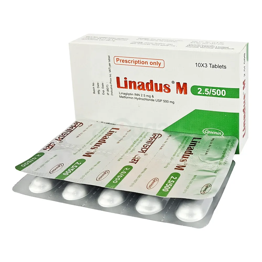 Linadus-M 500 2.5mg+500mg Tablet