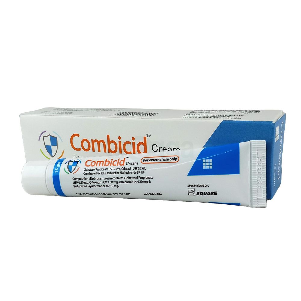 Combicid Cream 0.05%+0.75%+2%+1% Cream