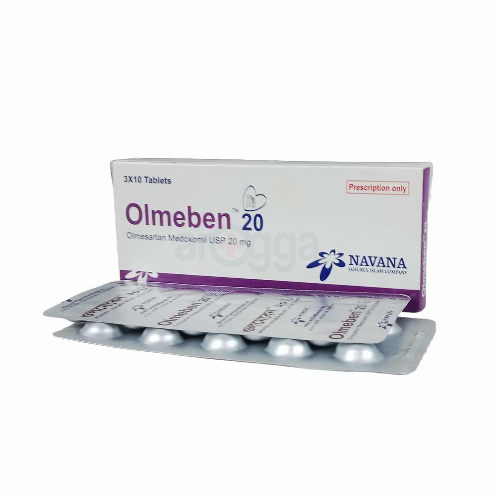 Olmeben 20mg Tablet