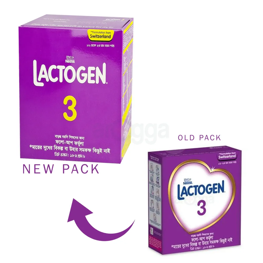 Nestlé Lactogen 3 Follow up Formula BIB (12 Months+)  