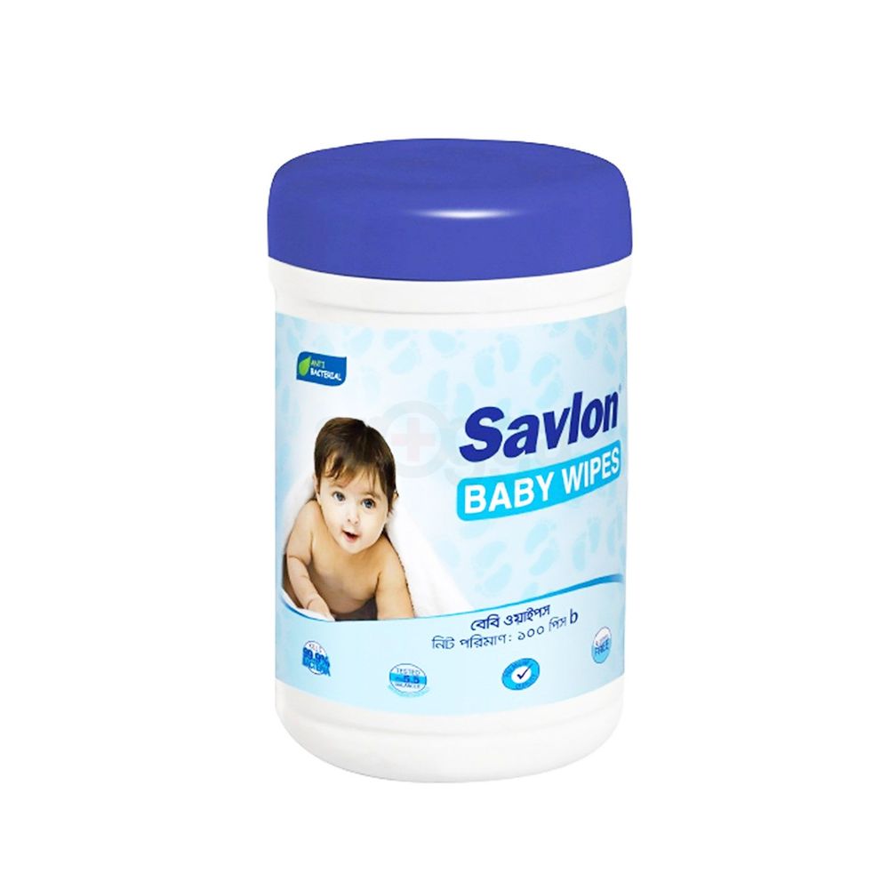 Savlon Baby Wipe Jar 100's Pack  