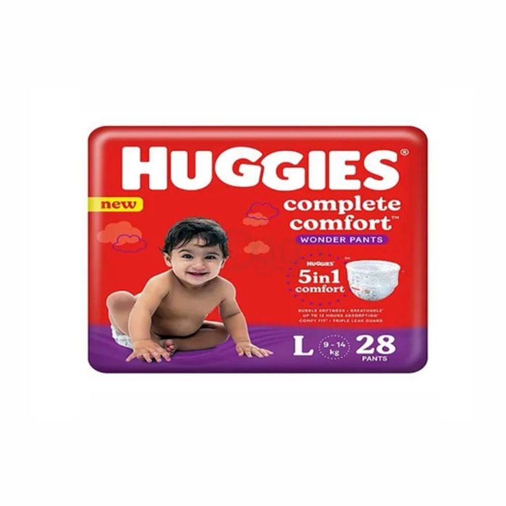 Huggies Wonder Pants Diaper L 28's Pack  
