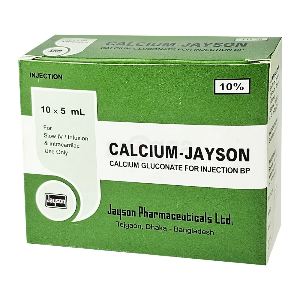 Calcium-Jayson 5ml 100mg/ml Injection