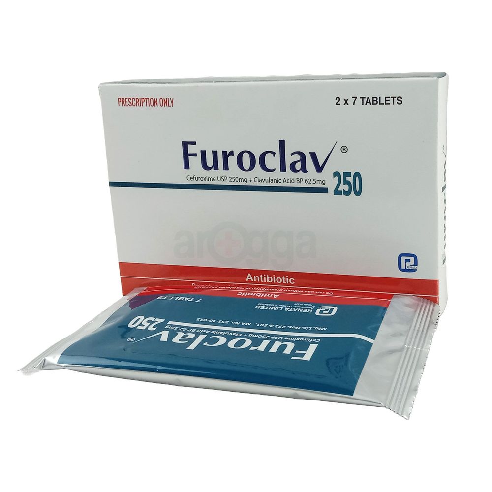 Furoclav 250mg+62.5mg Tablet