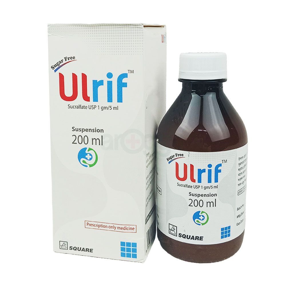 Ulrif 200ml 1gm/5ml Suspension