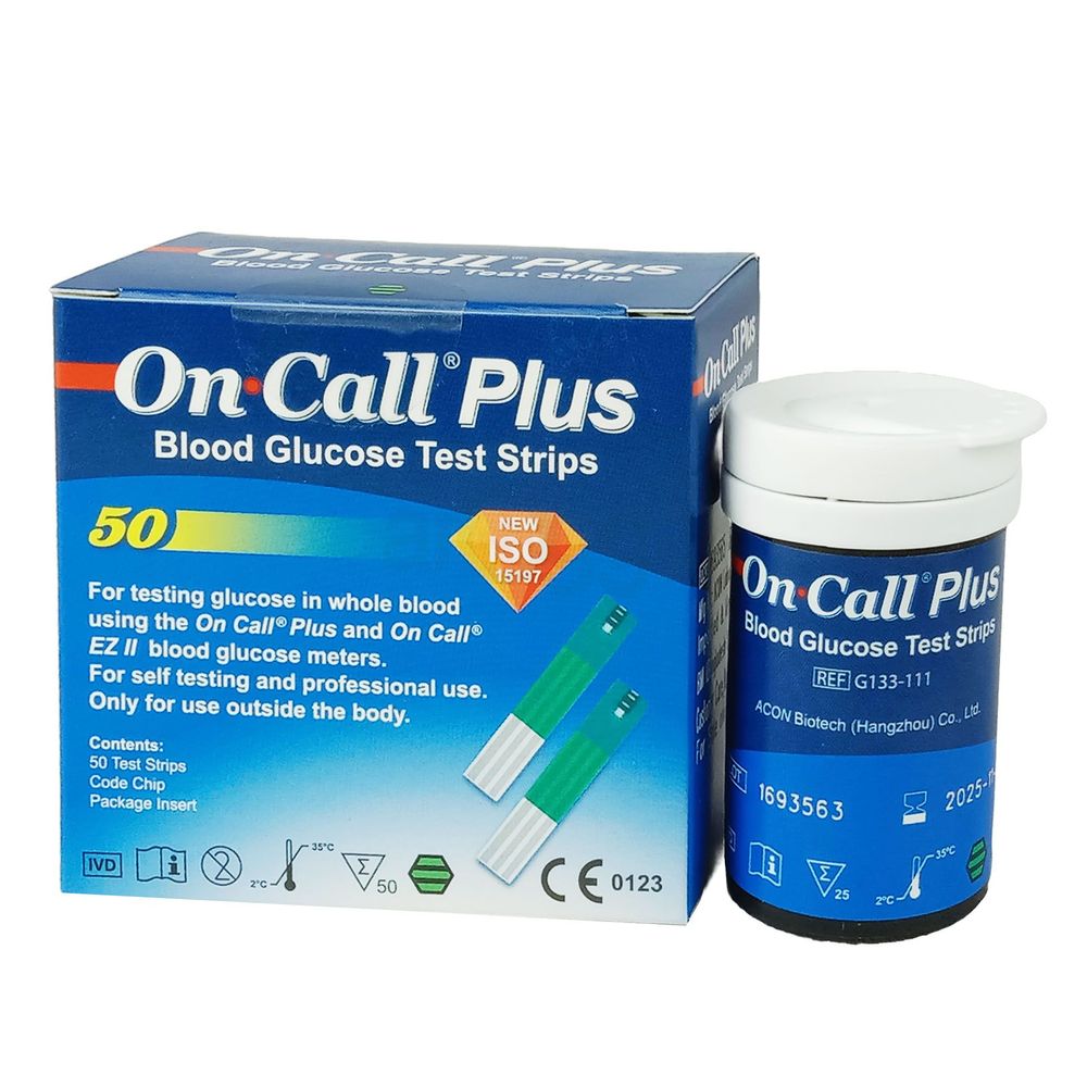On Call Plus Blood Glucose Test Strip 25pcs  