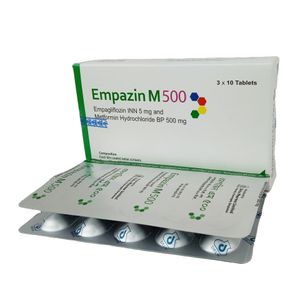 Empazin M 500 5mg+500mg Tablet