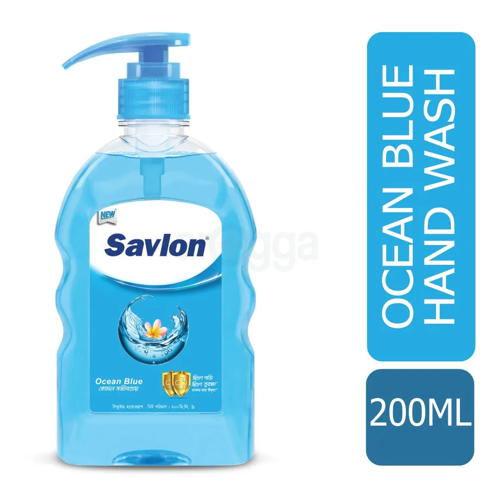 Savlon Active Antiseptic Handwash (Ocean Blue) 200ml  