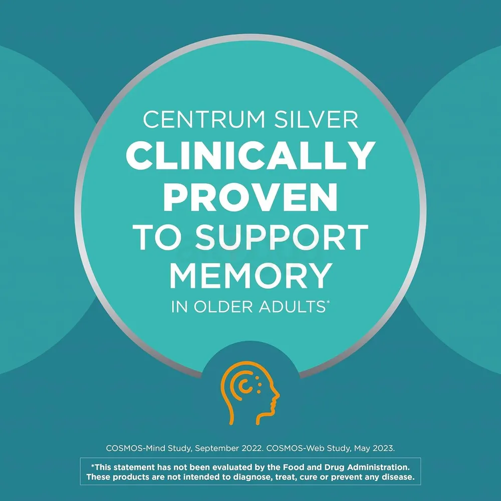 Centrum Silver Multivitamin For Men (Men+50) 100 Tablets  