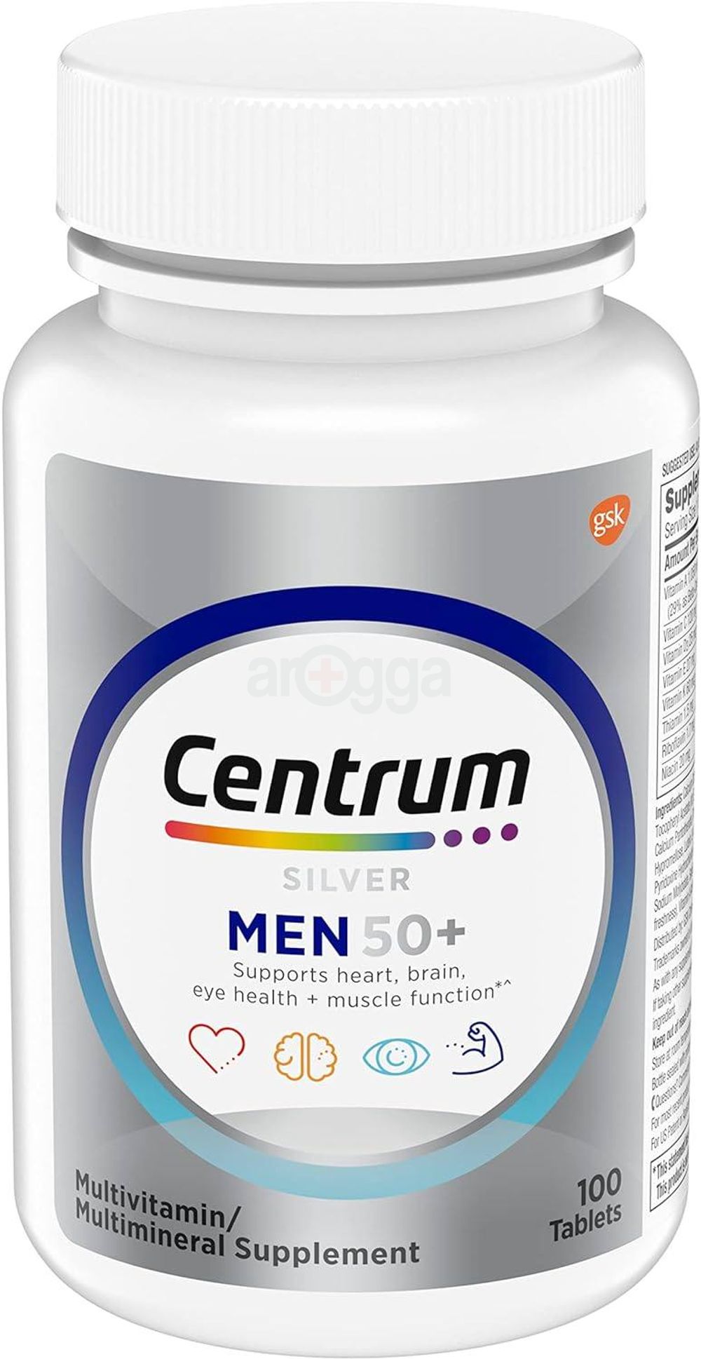 Centrum Silver Multivitamin For Men (Men+50) 100 Tablets  