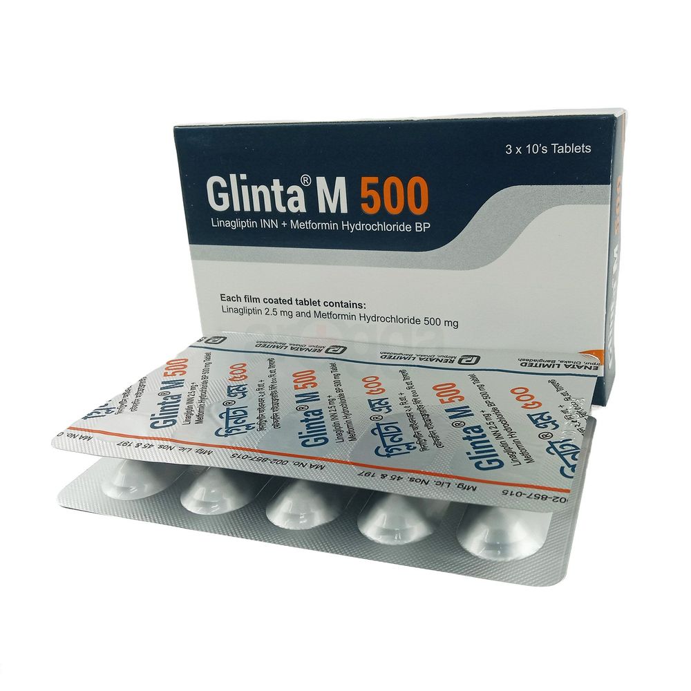 Glinta M 500 2.5mg+500mg Tablet