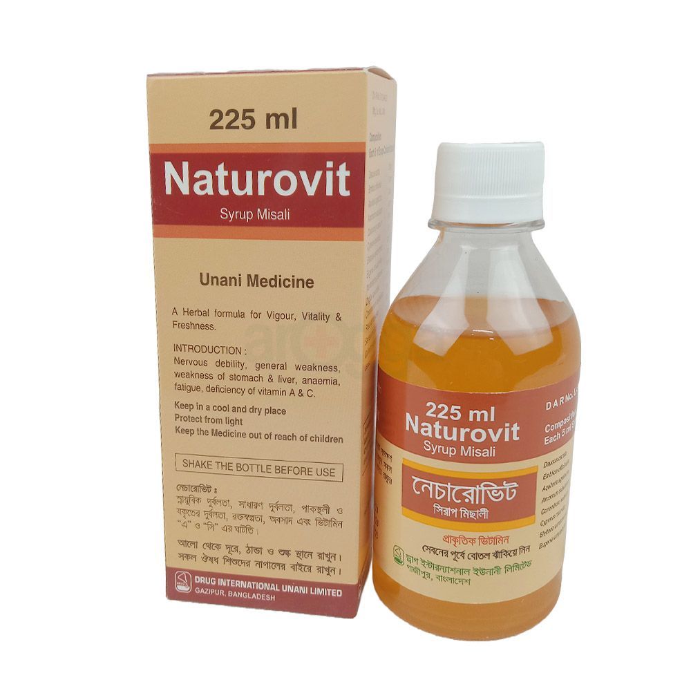 Naturovit 225ml Syrup