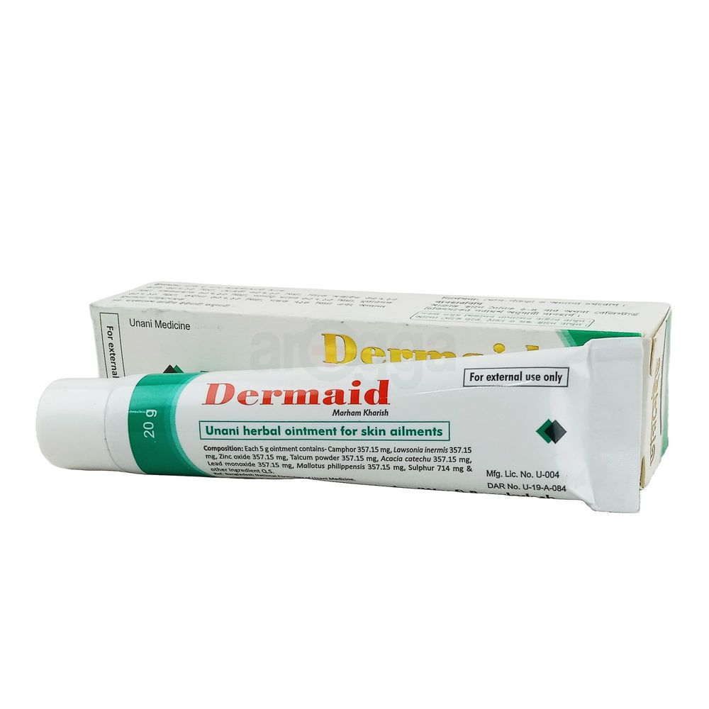 Dermaid 20gm Ointment - Arogga Online Pharmacy