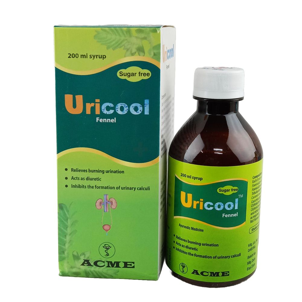 Uricool 200ml Syrup