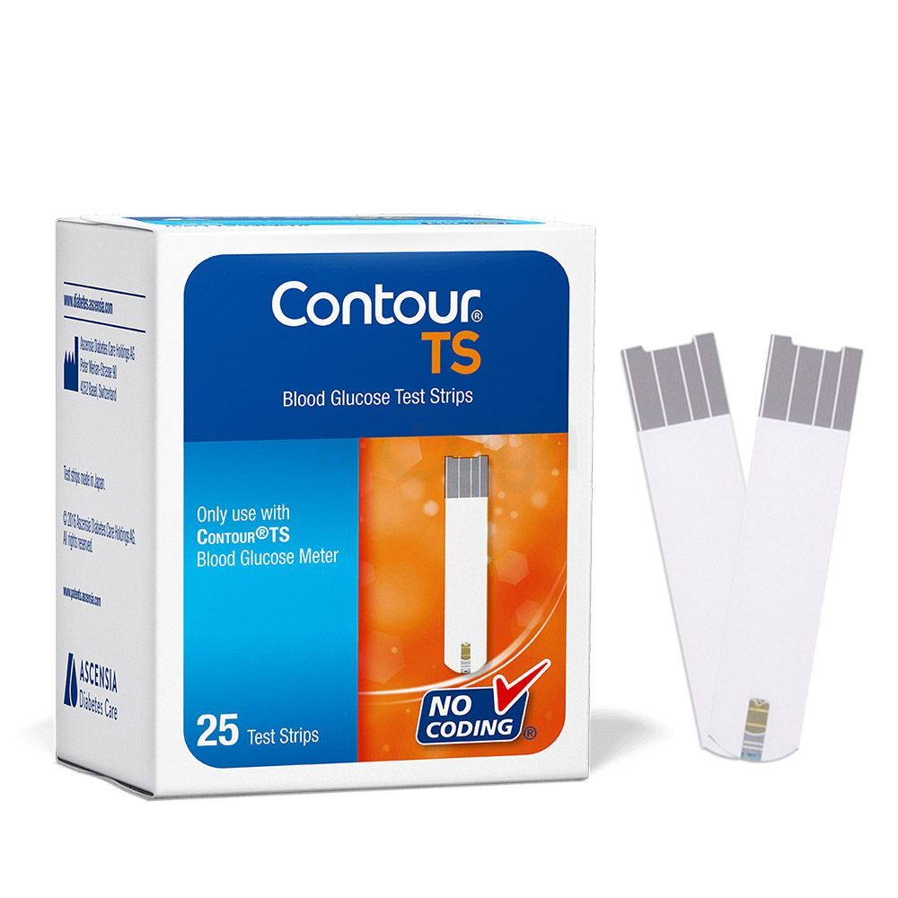 Contour TS Blood Glucose Strip 25's Pack  