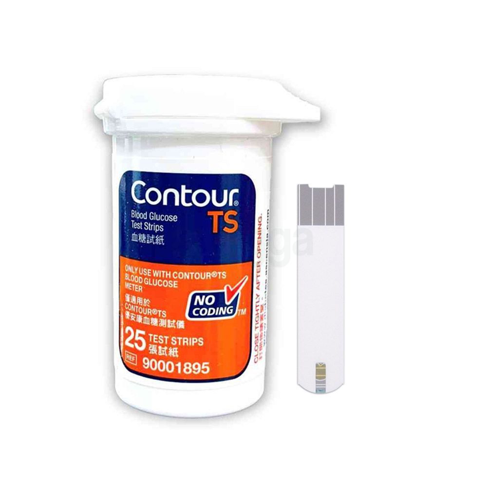 Contour TS Blood Glucose Strip 25's Pack  