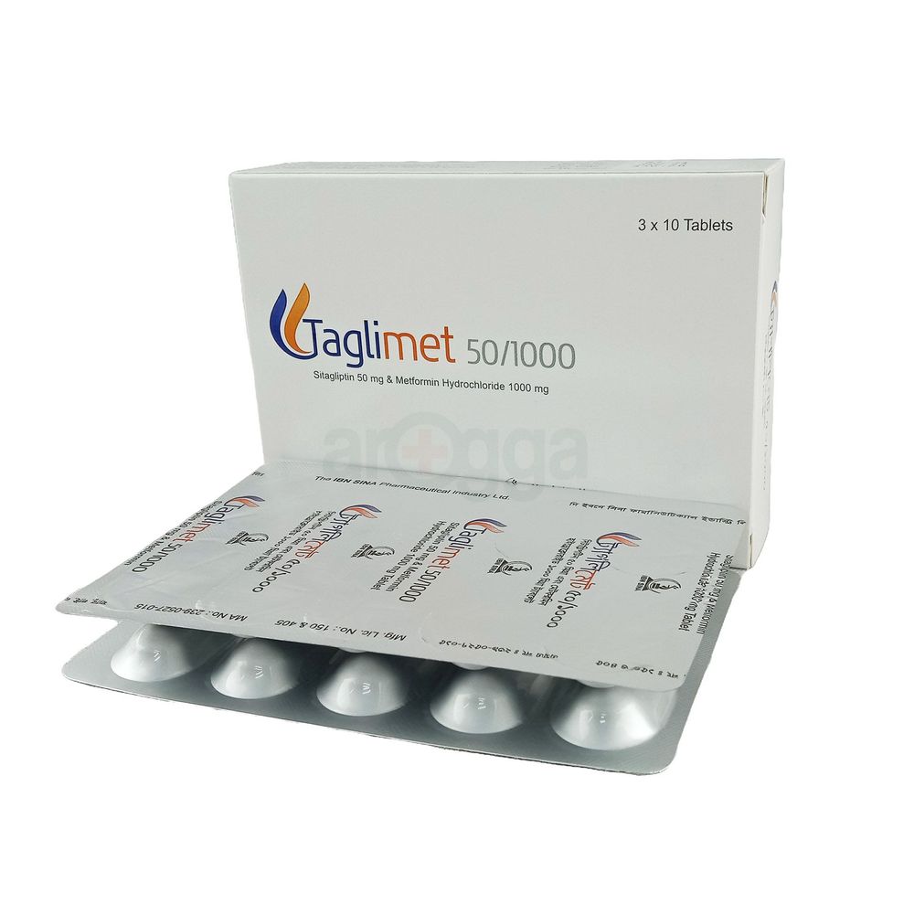 Taglimet 1000mg+50mg Tablet