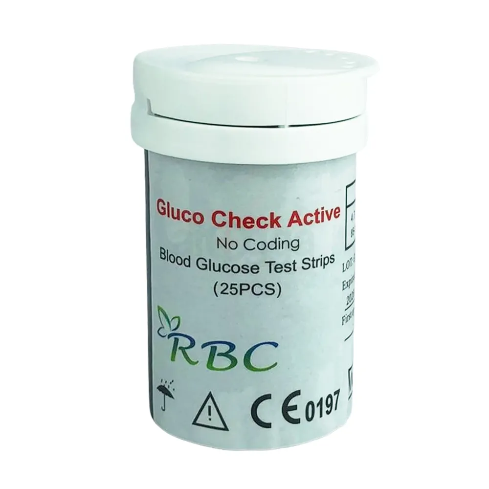 Gluco Check Active Blood Glucose Strip 25's Pack  