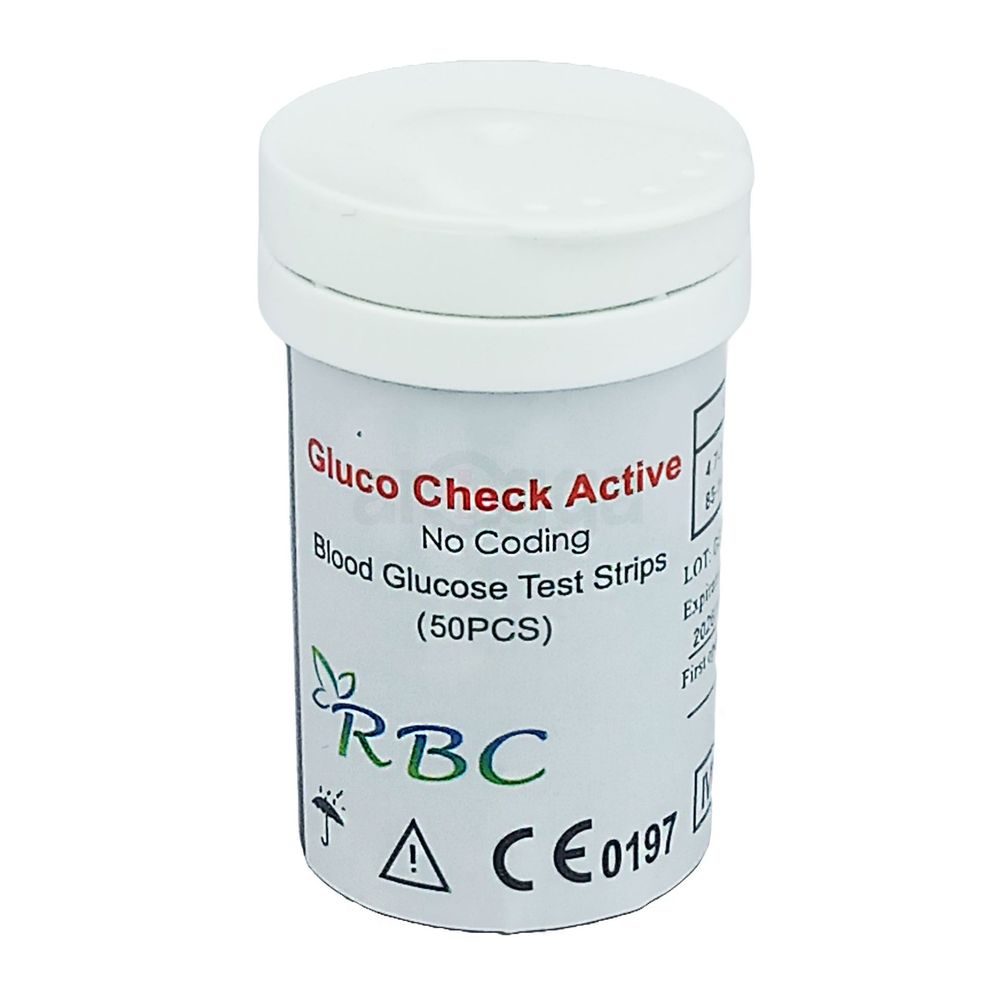 Gluco Check Active Blood Glucose Strip 25's Pack  