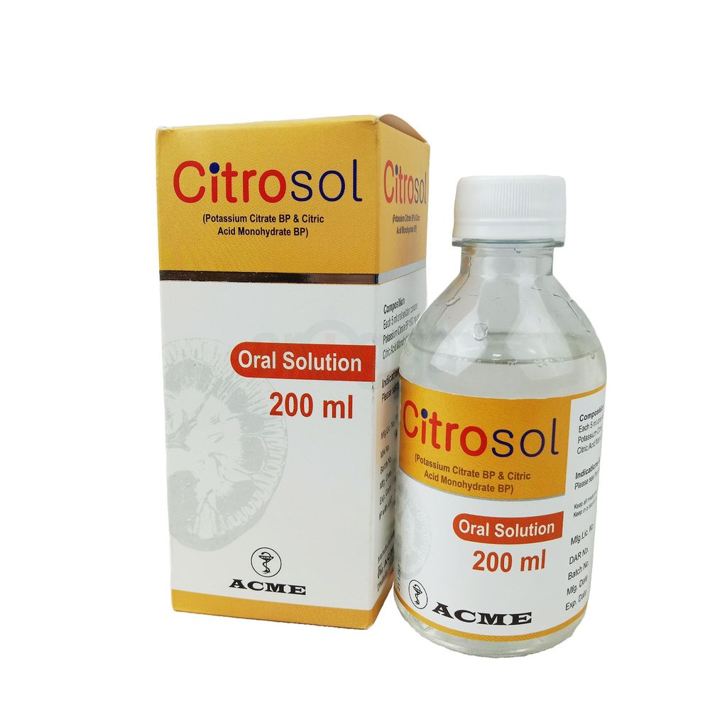 Citrosol (1500mg+250mg)/5ml Oral Solution