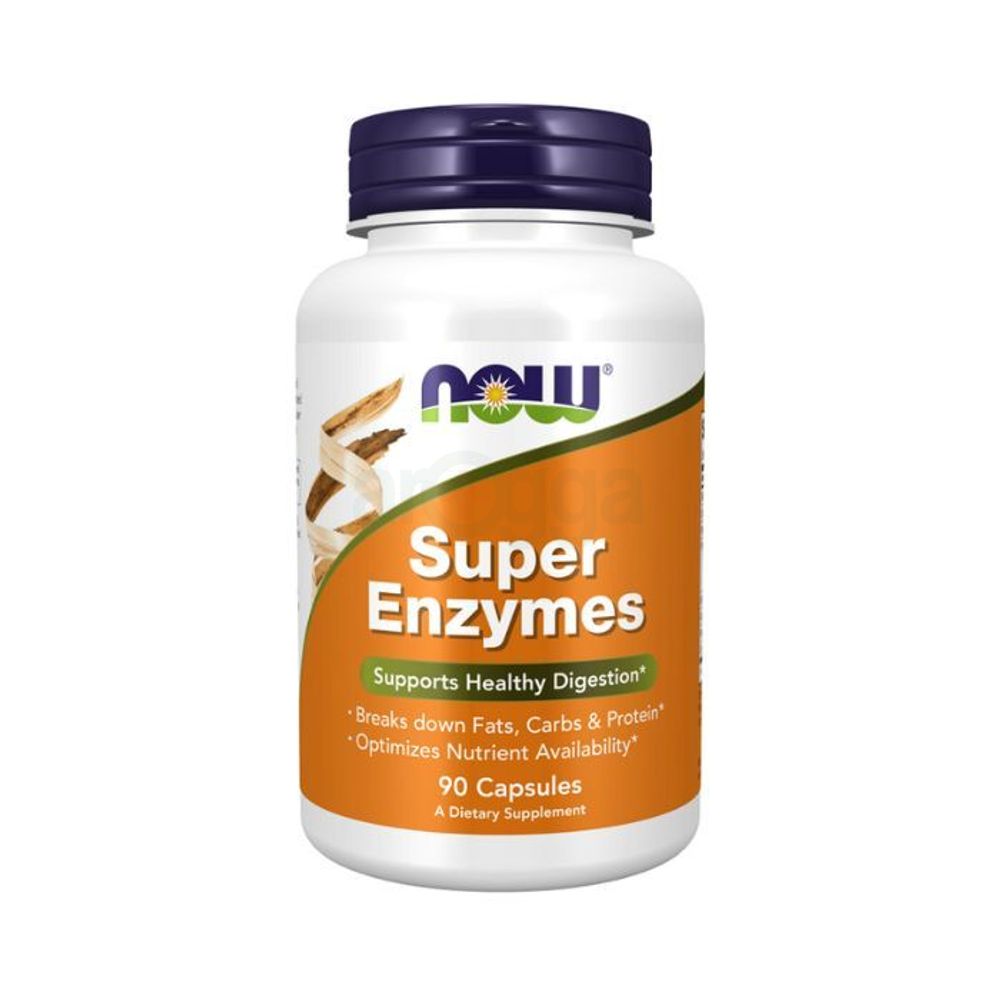 NOW Super Enzymes Supports Healthy Digestion 90 Capsules  