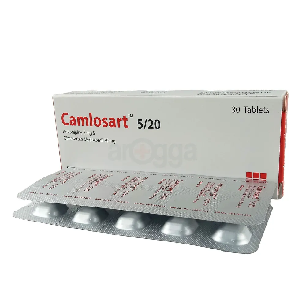 Camlosart 5/20 5mg+20mg Tablet
