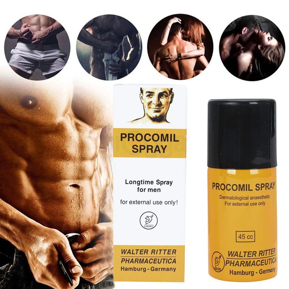 Procomil Long Time Anti Premature Ejaculation Delay Spray for Men - (Original Germany)  