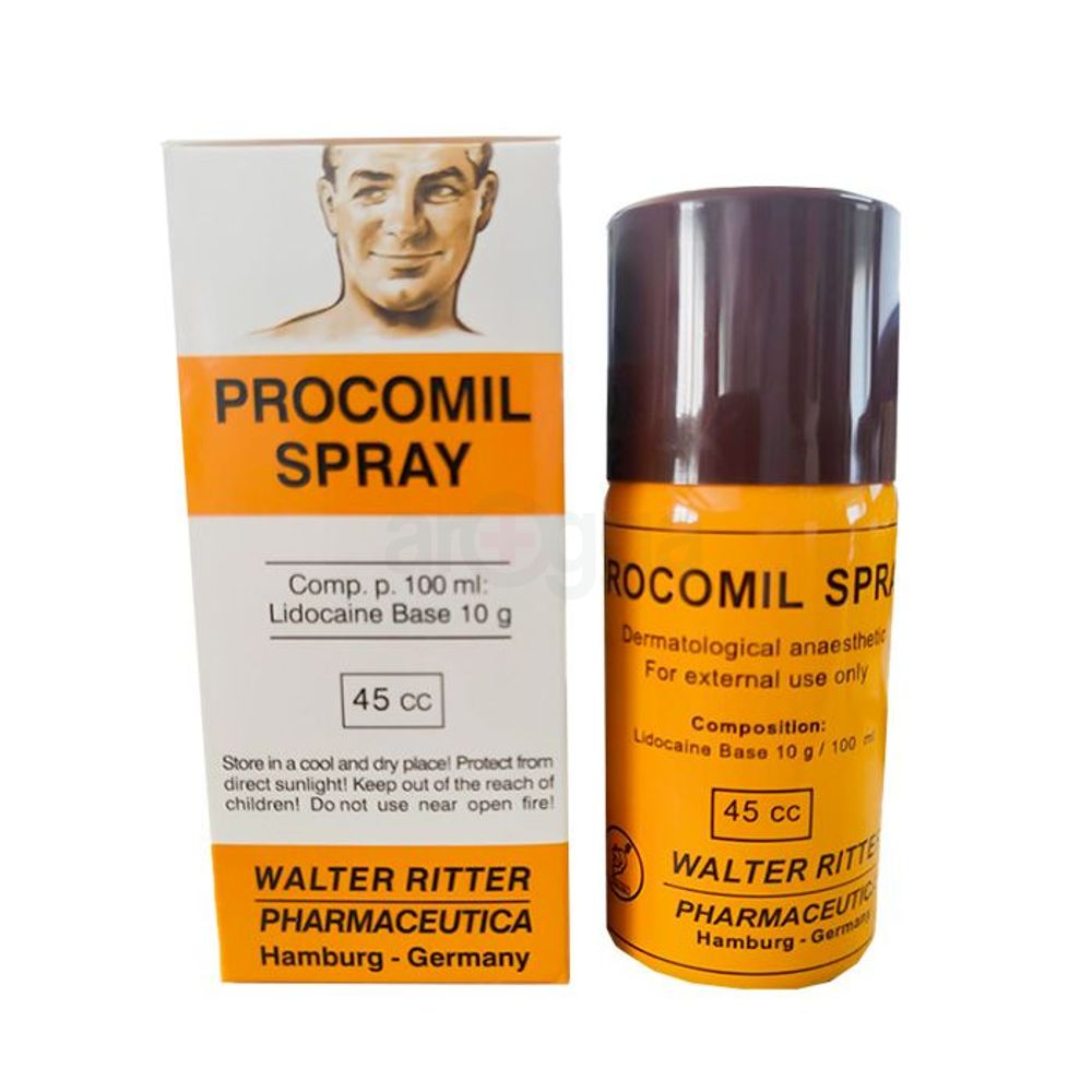 Procomil Long Time Anti Premature Ejaculation Delay Spray for Men - (Original Germany)  