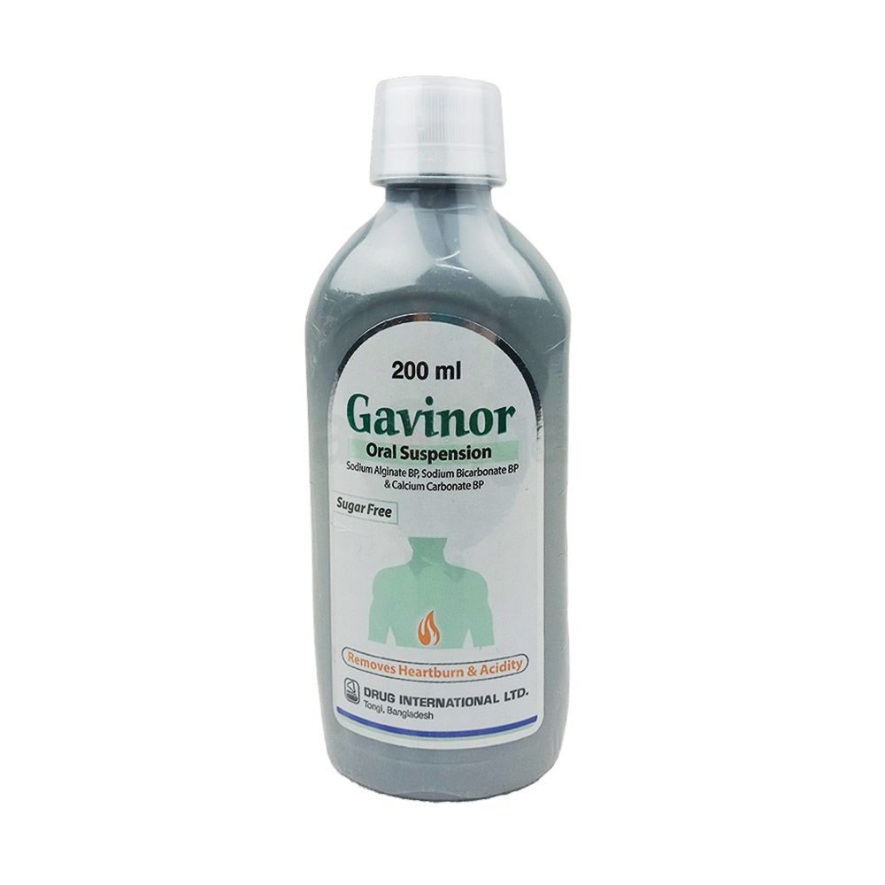 Gavinor 500mg+267mg+160mg/10ml Suspension