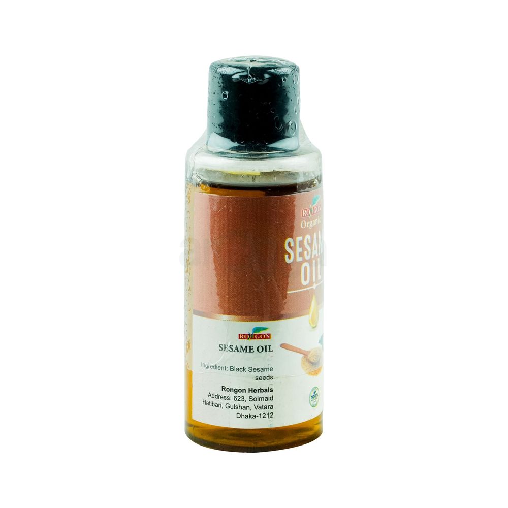 Rongon Herbals Black Sesame Oil - রঙ্গন হারবাল ব্ল্যাক সেসামে অয়েল  