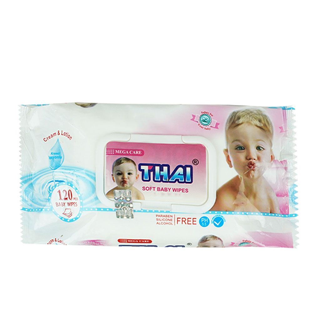 Thai Wet Wipes For Baby Moist Tissue-120ps  