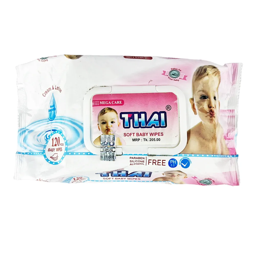 Thai Wet Wipes For Baby Moist Tissue-120ps  