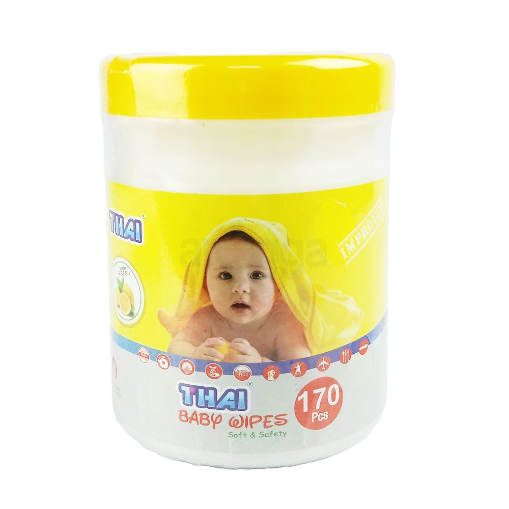 Thai Wet Wipes For Baby Moist Tissue-170 Jar  