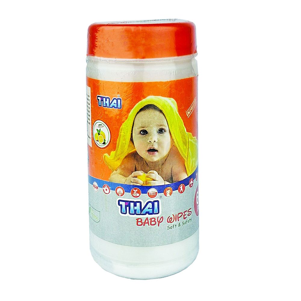 Thai Wet Wipes For Baby Moist Tissue-60  