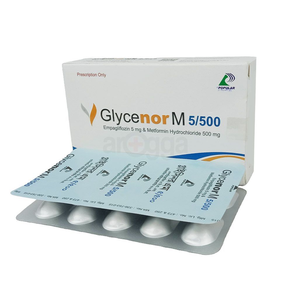 Glycenor M 5/500 5mg+500mg Tablet