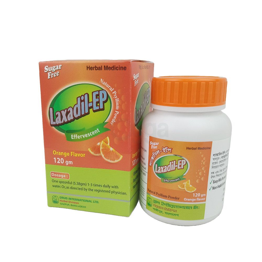 Laxadil Container 120gm Effervescent Powder