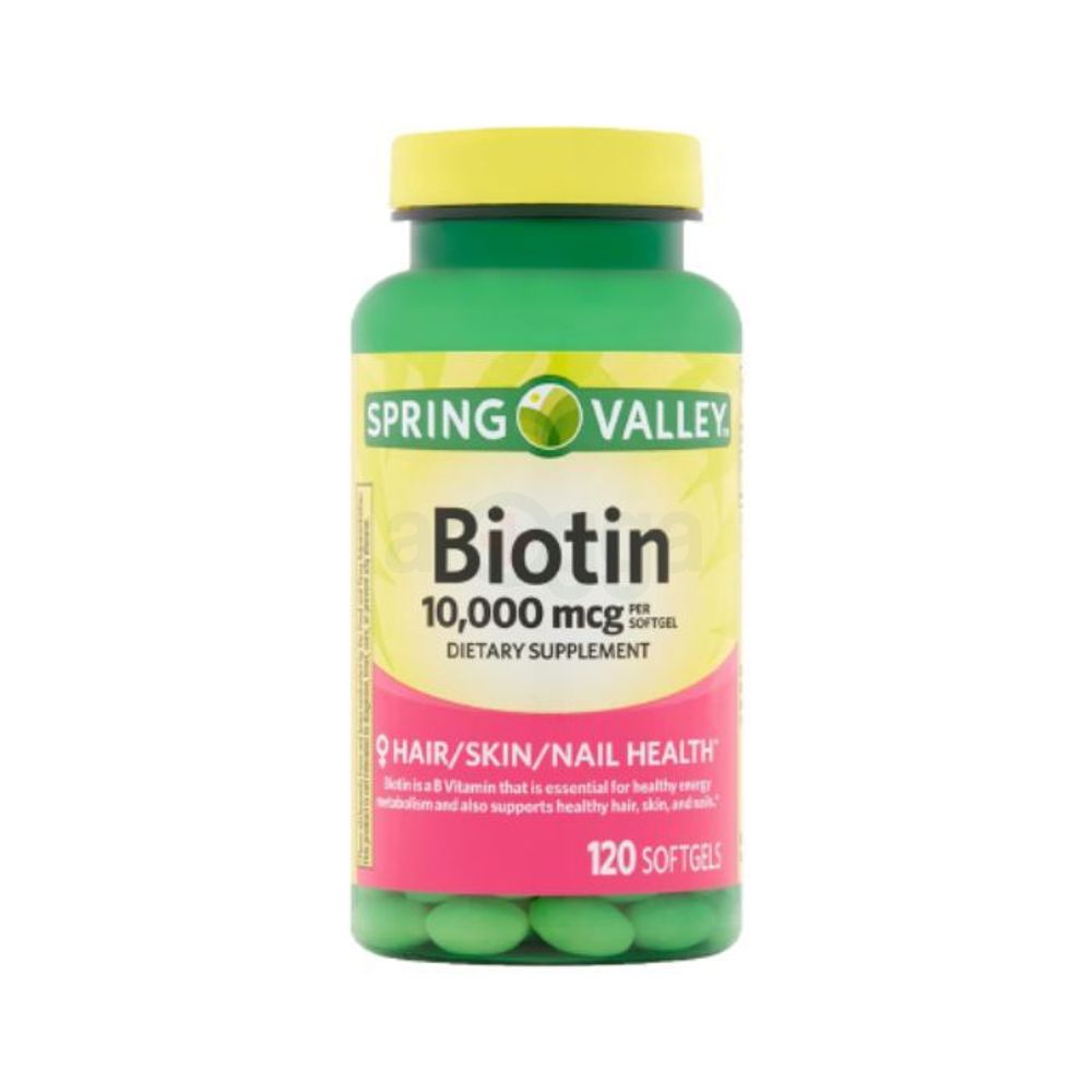 Spring Valley Biotin 10000mcg 120 Capsules  