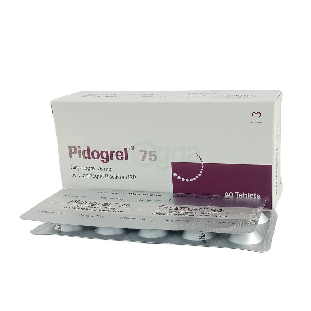 Pidogrel 75mg Tablet