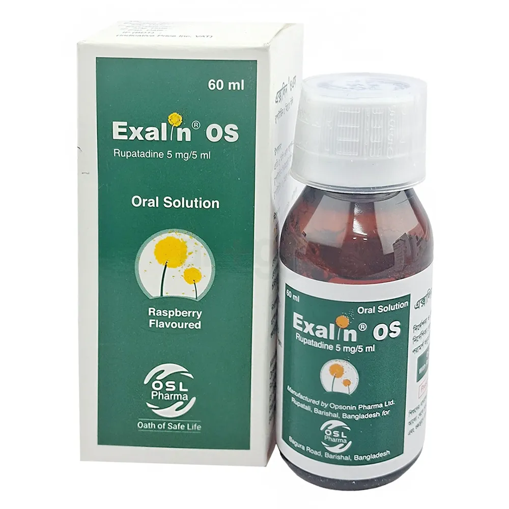 Exalin OS 60ml 5mg/5ml Oral Solution