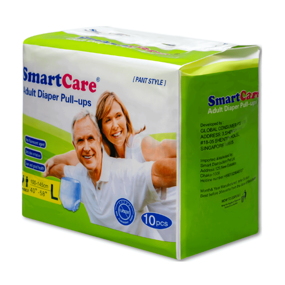Smart Care Adult Diaper Pant Style 10pcs - Large  
