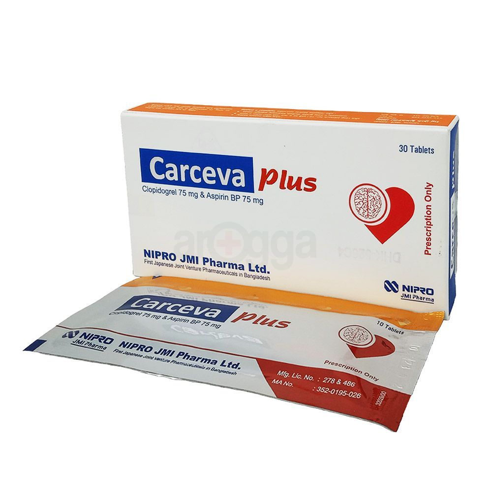 Carceva Plus 75mg+75mg Tablet