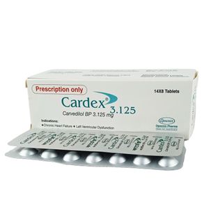 Cardex 3.125 3.125mg Tablet