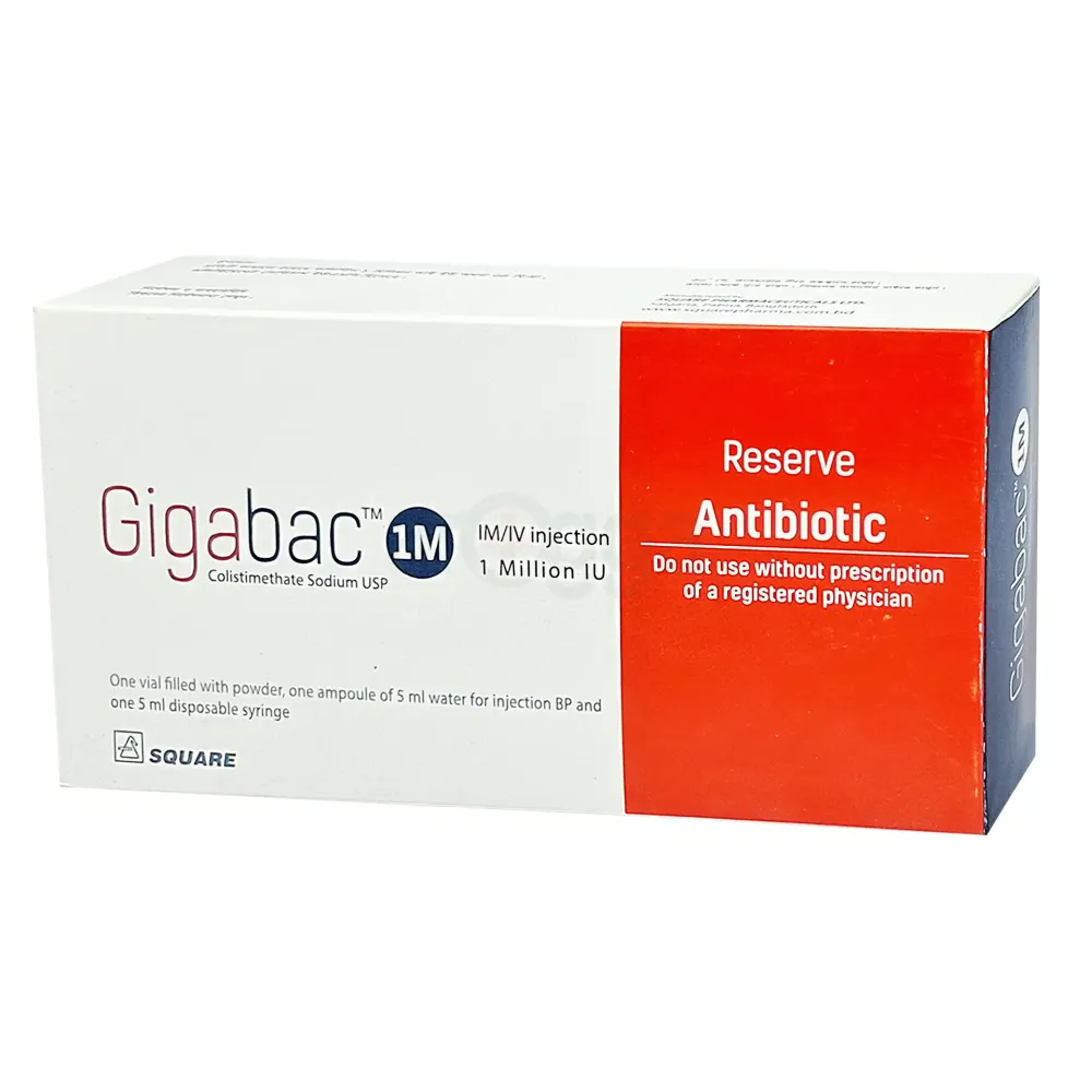 Gigabac 1 MIU IM/IV Injection