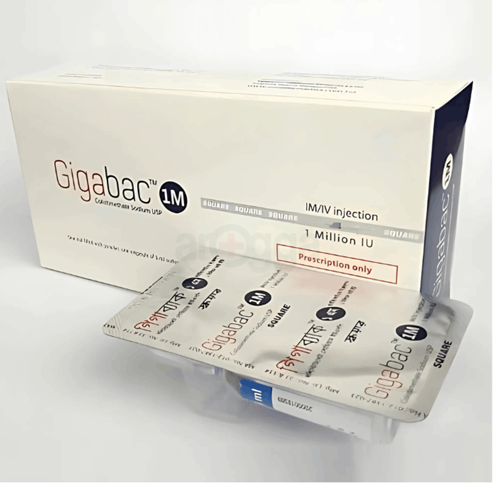 Gigabac 1 MIU IM/IV Injection