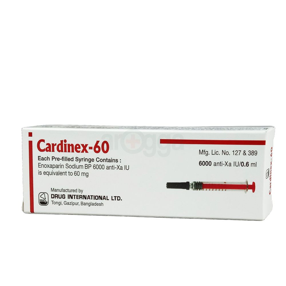 Cardinex 60mg/0.6ml Injection