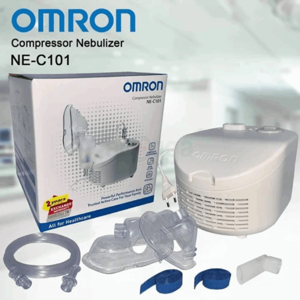 Omron Nebulizer Compressor for Child & Adult (NE-C101)  